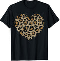 Love Cheetah Leopard Print Heart Valentines Day Girls Women Apparel Trending US Fan Favorite
