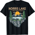Fishing Boating Camping - My Happy Place Norris Lake Apparel | Google Shopping Optimized | Customer Favorite