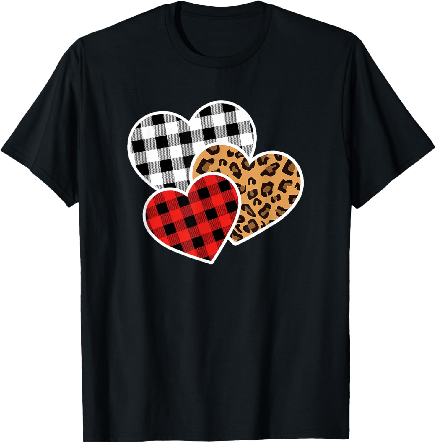 Leopard Buffalo Plaid Cheetah Print Heart Pattern Love Apparel Trending US Gift Ready