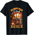 My Happy Place Is Next To The Stove Cooking Kitchen Chef Apparel | High Search Volume | Top Rated Comfort