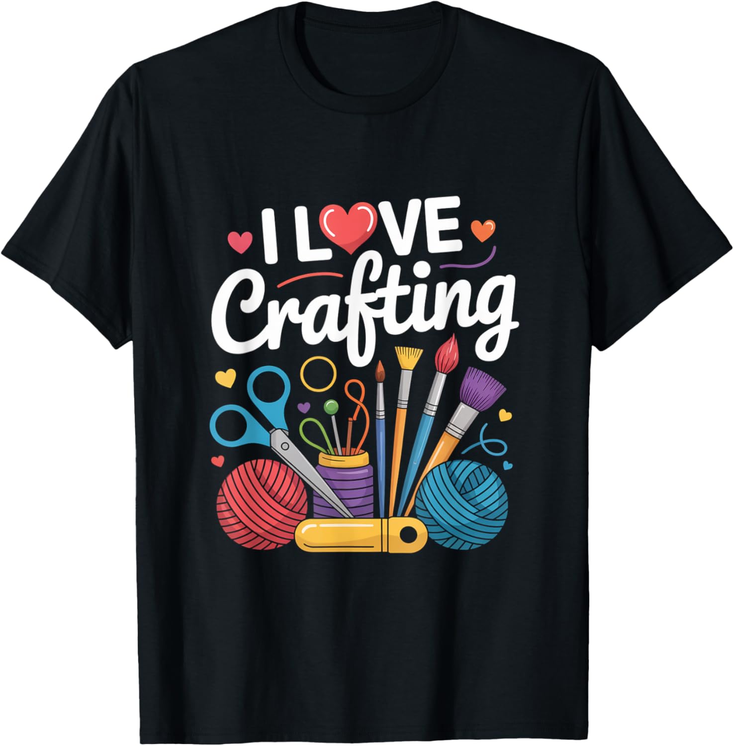 I Love Crafting Colorful Yarn Paintbrushes Yarn Supply | High Search Volume | High CTR Title