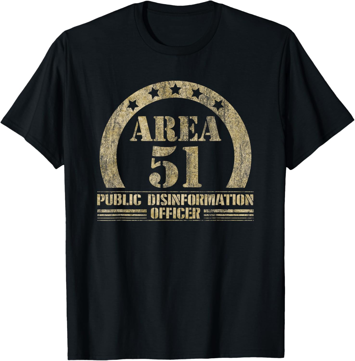 Area 51 T Shirt - Public Disinformation Officer, Roswell UFO T-Shirt | Viral US Pick | High CTR Title