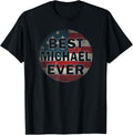 Personalized Name Michael I love Michael USA vintage Style Apparel | Trending 2025