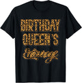 Matching Birthday Queens Entourage Cheetah Print Apparel Comfort Fit Fan Favorite