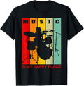 Music is My Happy Place Musician Lover Artists Drummer Apparel | Google Shopping Optimized | High CTR Boost