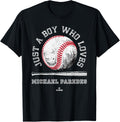 Boy Who Loves Michael Paredes Prospect Baseball Fan Gear Apparel | Trending 2025