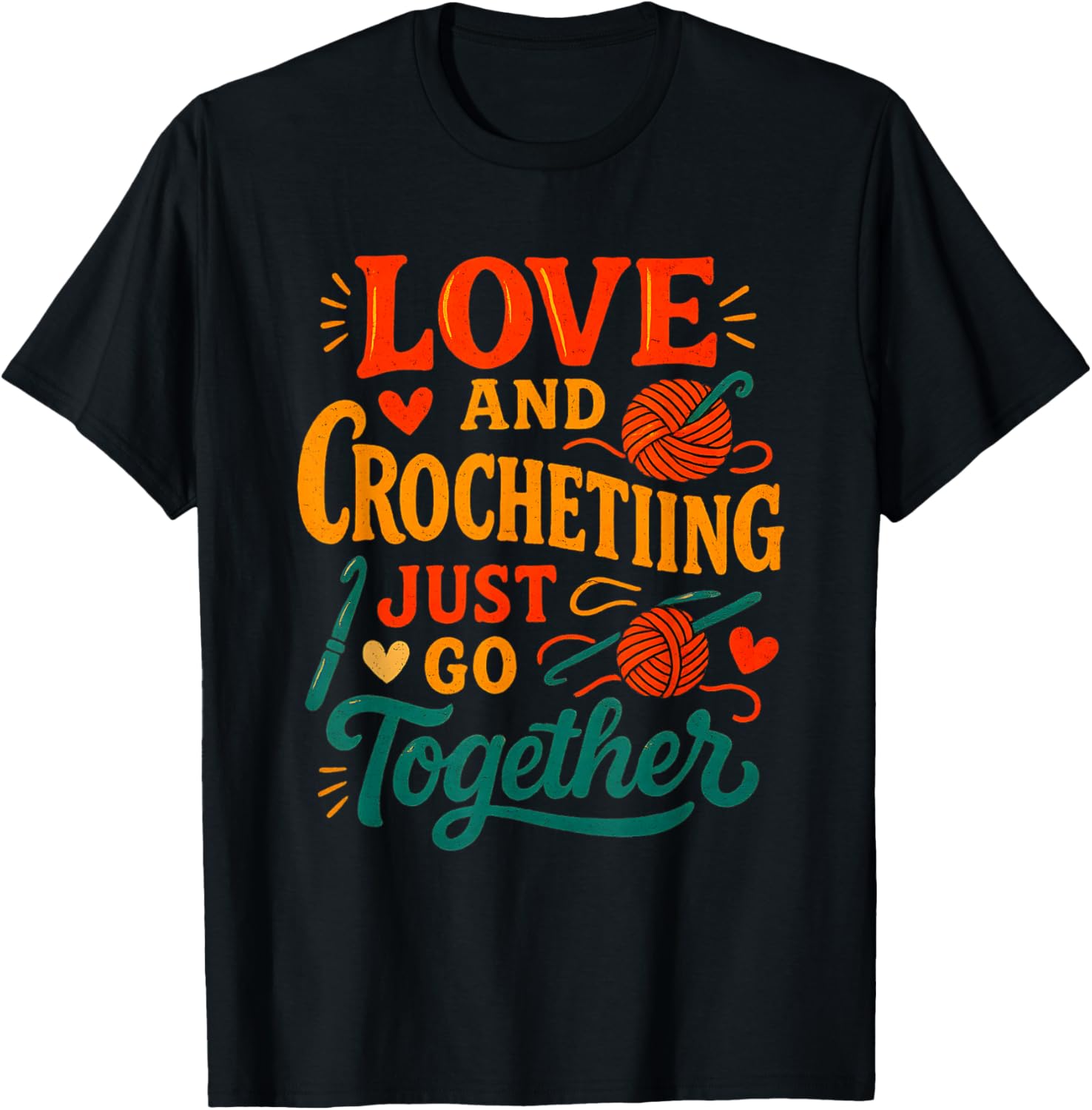 Love and Crocheting Just Go Together Yarn Art Design Yarn Supply | Premium Quality | High CTR Title