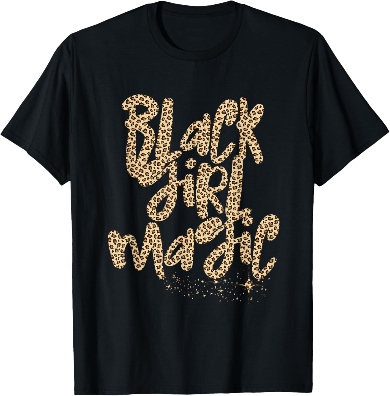 Leopard Black Girl Magic Cheetah Melanin Black Queen Woman Apparel Premium Print US Top Pick