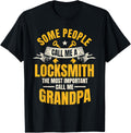 Locksmith Grandpa Lock Picker Key Maker Grandparents' Day Apparel | Trending 2025 | Perfect Gift Idea