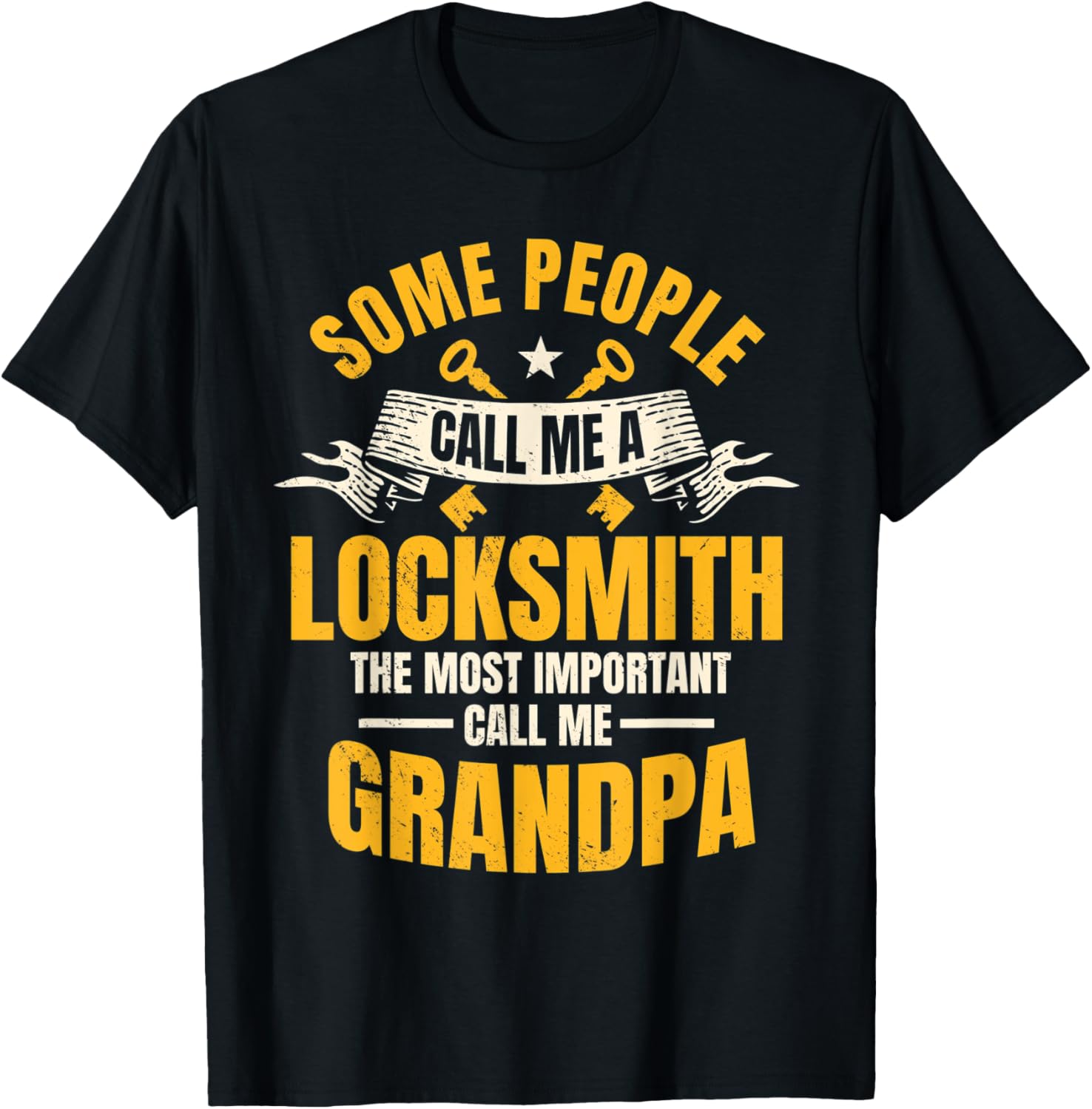 Locksmith Grandpa Lock Picker Key Maker Grandparents' Day Apparel | Trending 2025 | Perfect Gift Idea