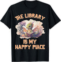 The Library Is My Happy Place Dragon Teacher Apparel | US Viral Pick | High CTR Boost