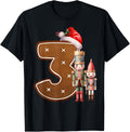 3 Year Old Christmas Gingerbread 3rd Birthday Kid Cute Funny Apparel | Premium Quality | Daily Wear Essential