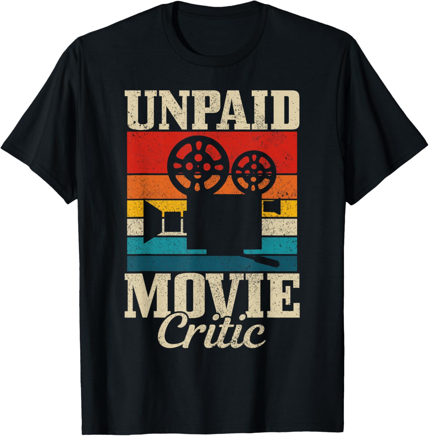 Unpaid Movie Critic Vintage Film Camera Filmmaker Funny Gift Apparel | High Search Volume | Must-Have Style