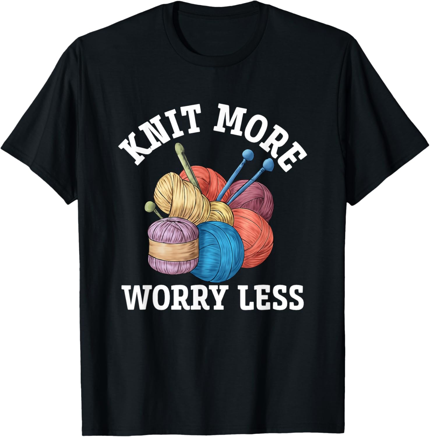 Knit More Worry Less Yarn Relaxation Yarn Supply | Viral US Pick | Customer Favorite