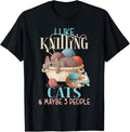 I Like Knitting Cats & Maybe 3 People Cat Lover Knitter Yarn Yarn Supply | Trending 2025 | Best Seller Choice