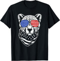 Cheetah Safari Animal Patriotic 4th of July American US Flag Apparel Streetwear Style Fan Favorite