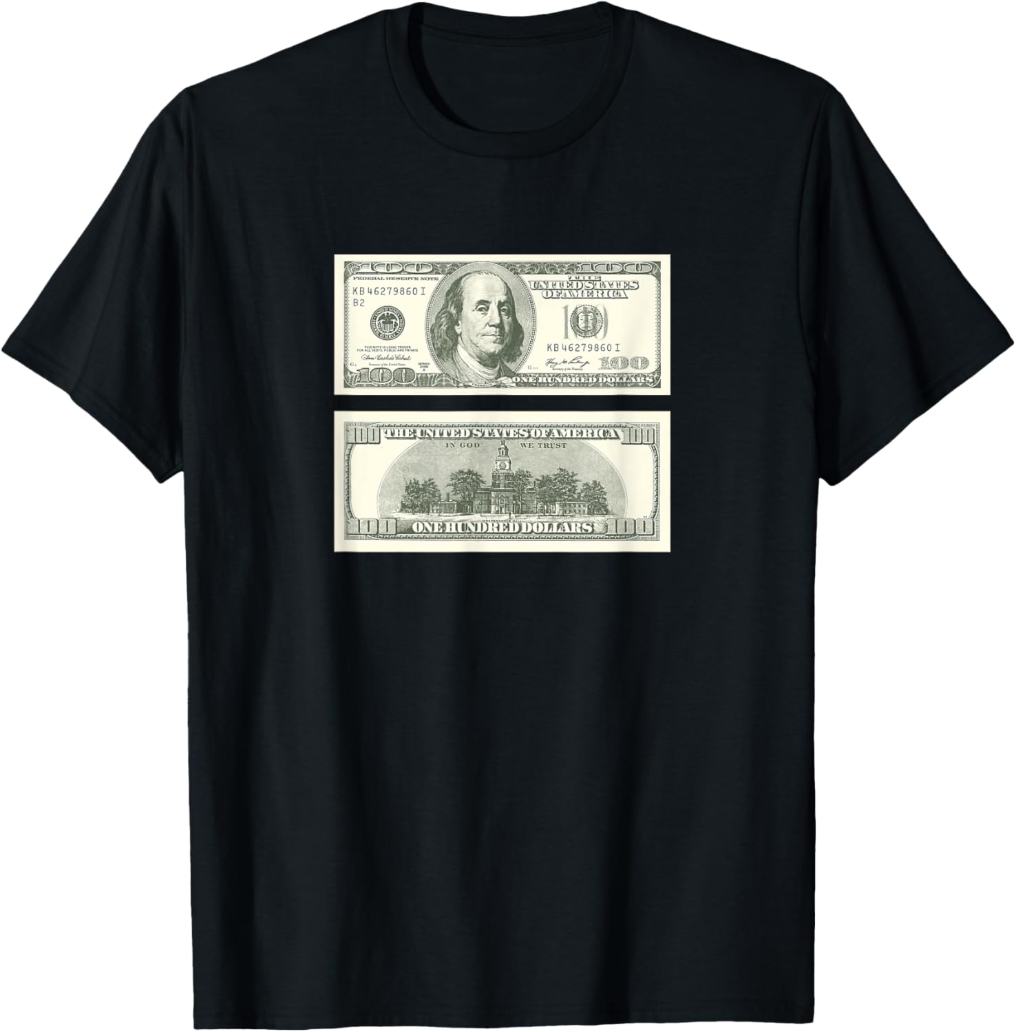 100 One Hunnid Benjamin Franklin Cash Money Maker Apparel | Trending 2025 | Aesthetic Fit