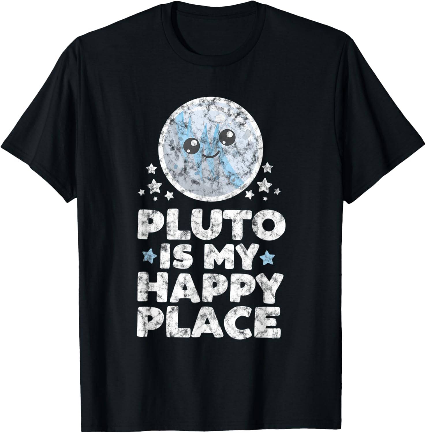 Pluto is My Happy Place Kawaii Planet Cute Space Astronomer Apparel | Premium Quality | Perfect Gift Choice