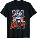 Better Place Deserve, Cute Styled Raccon With Sunglasses Apparel | Google Shopping Optimized | Aesthetic Casual Look