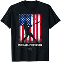 American Flag Swing Michael Petersen Prospect Baseball Fan Apparel | US Best Seller