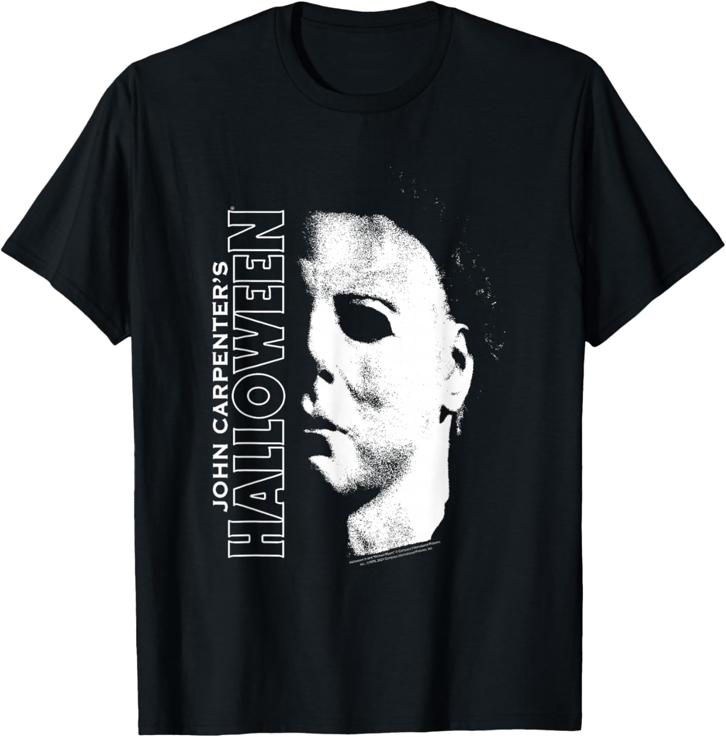 Halloween Michael Myers Large Face Apparel | US Best Seller