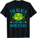 Beach Is Favorite Place Vacation Holidays Summer Sea Graphic Men Women Kids Apparel | Bestseller Style | Daily Wear Essential
