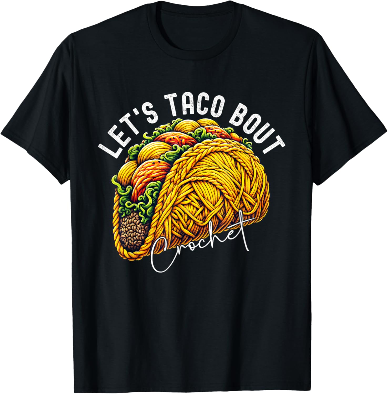 Yarn Craft Funny Cute Cinco De Mayo Let's Taco Bout Crochet Yarn Supply | High Search Volume | High CTR Title