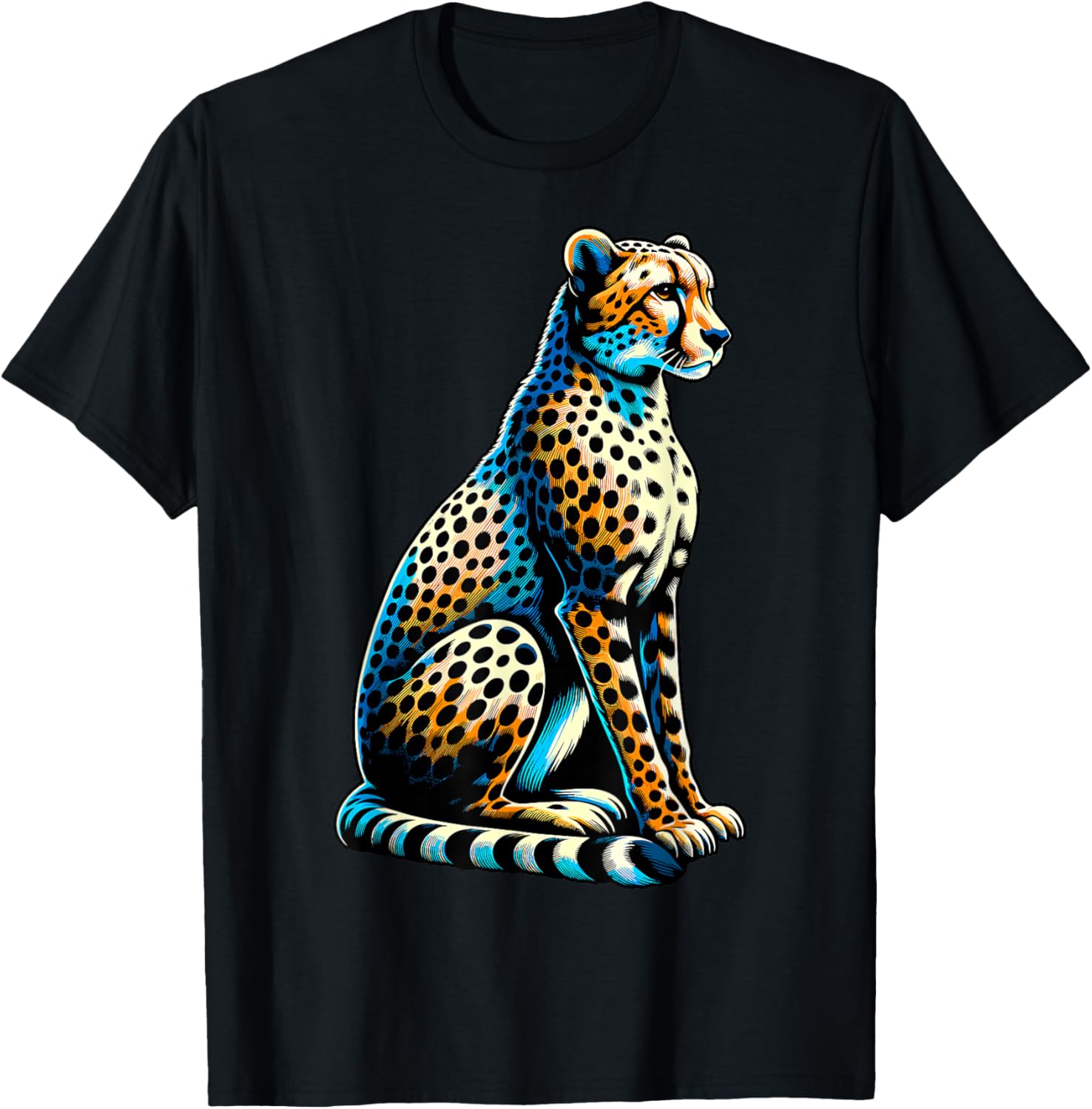 Sitting Cheetah Apparel Comfort Fit US Top Pick