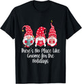 There's No Place Like Gnome for The Holidays Christmas Gnome Apparel | US Viral Pick | Aesthetic Casual Look
