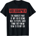 Videographer People Videography Filmmaker Gift Apparel | Best Seller Pick | Must-Have Style