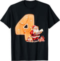 4 Year Old Christmas Gingerbread 4th Birthday Kid Cute Funny Apparel | US Viral Pick | Aesthetic Casual Look