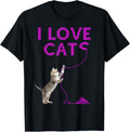 I LOVE CATS - Gift Idea Saying Knitting Crochet Wool Yarn Yarn Supply | High Search Volume | Customer Favorite