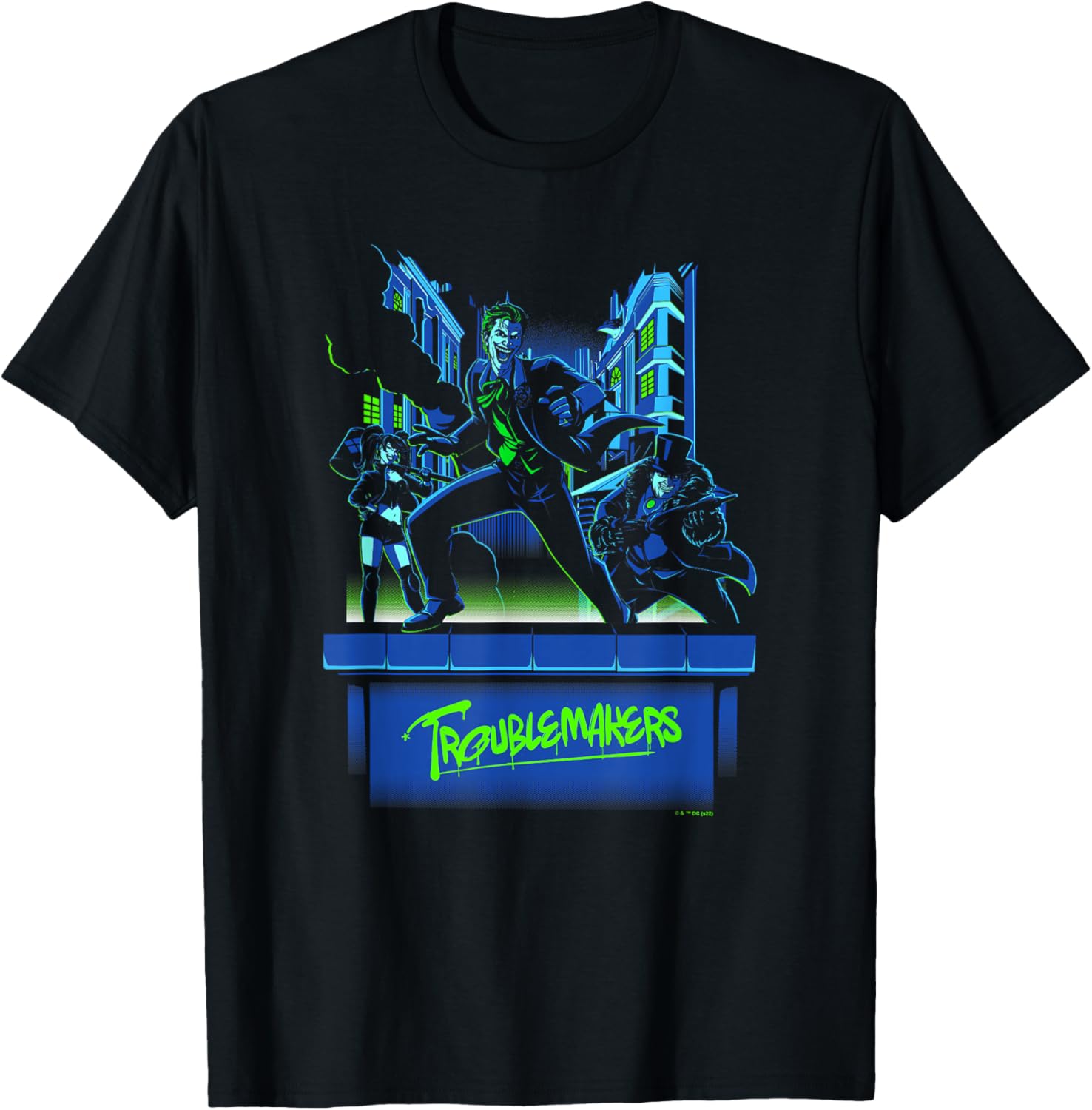 DC Comics Batman Troublemakers Group Poster Apparel | Premium Quality | Comfort Daily Wear
