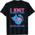 If I don't knit, cat will steal the yarn and play- Knitting Yarn Supply | Top Rated | High CTR Title