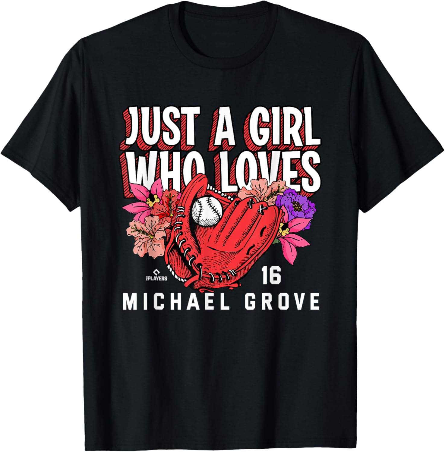 Just A Girl Who Loves Michael Grove Los Angeles MLBPA Apparel | Premium Quality