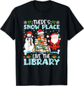 There's Snow Place Like The Library Snowman Santa Christmas Apparel | Premium Quality | High CTR Boost