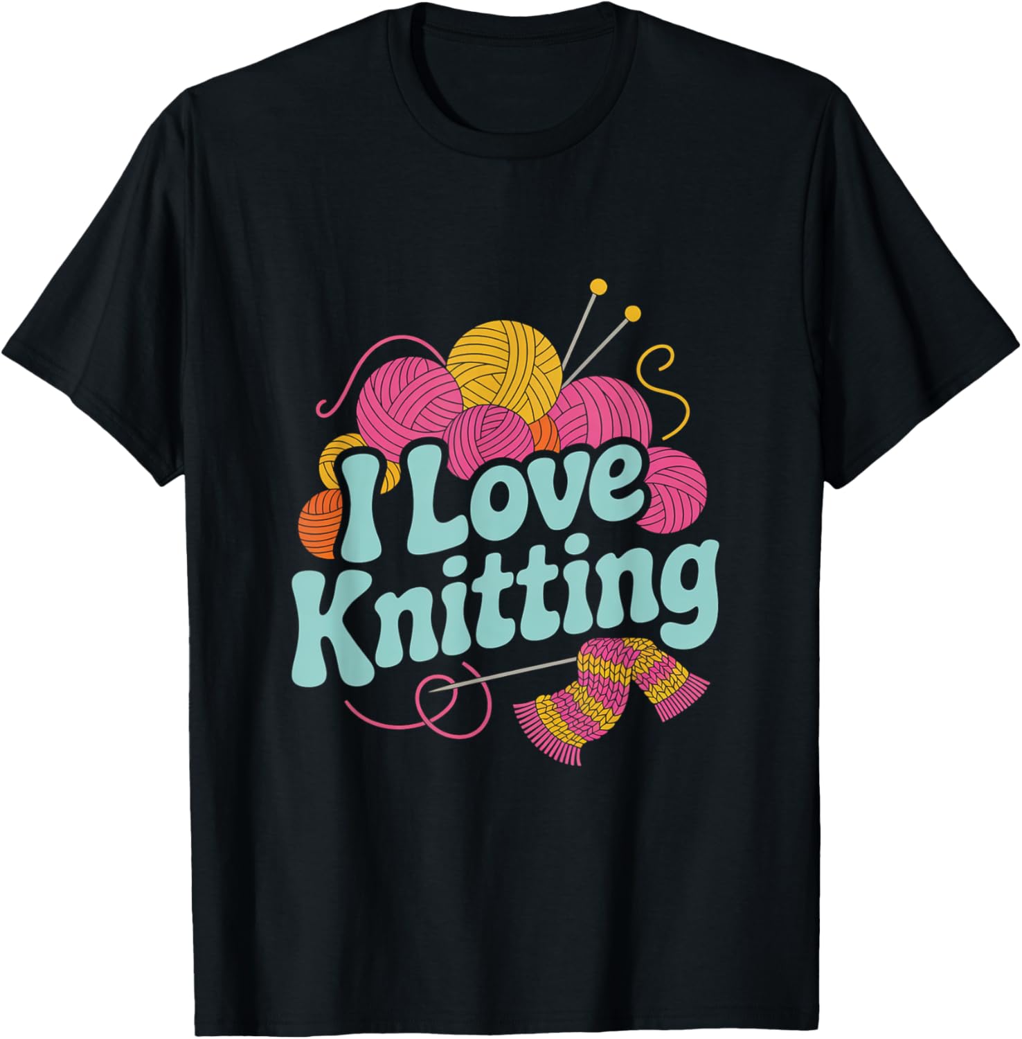 I Love Knitting Yarn Balls Fun Design Yarn Supply | Viral US Pick | High CTR Title