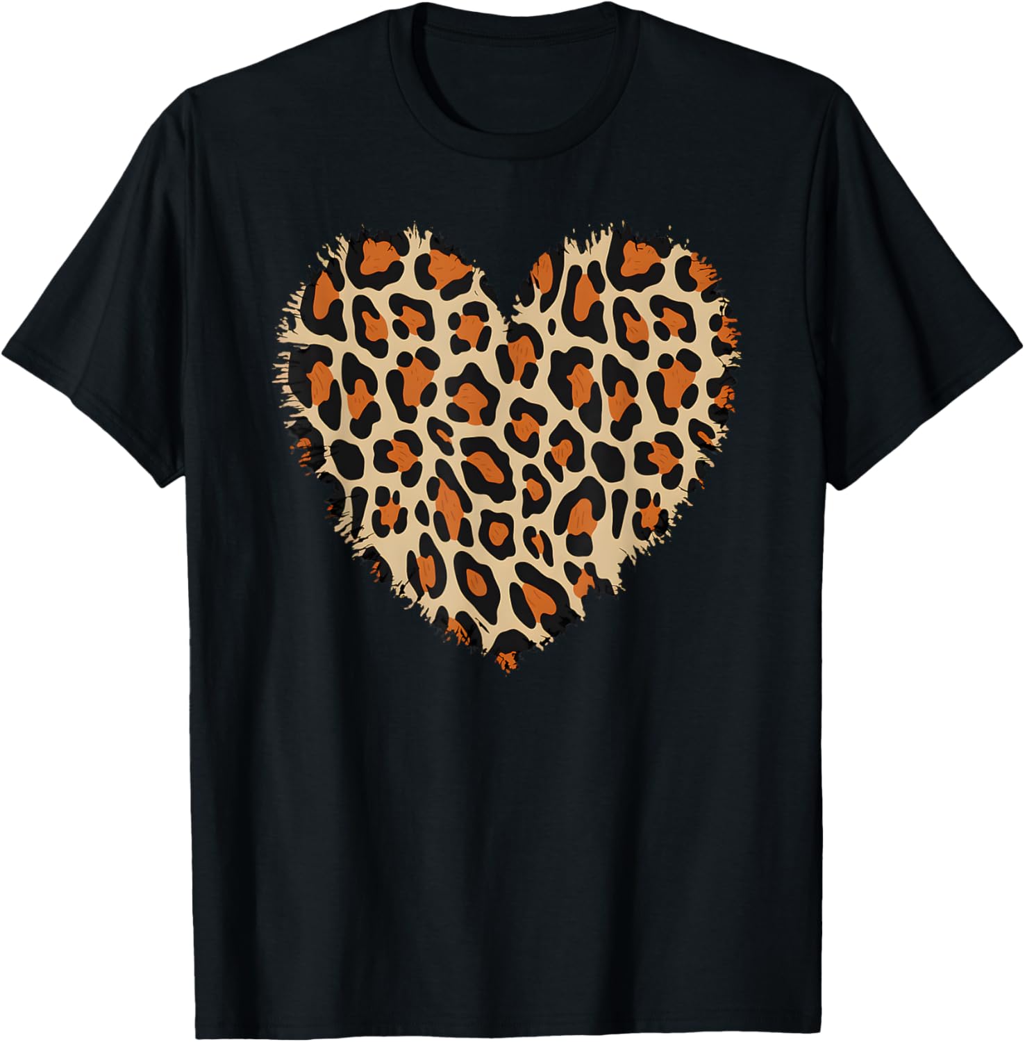 Cheetah Leopard Heart girls animal Heart Print Apparel High Search Demand Gift Ready