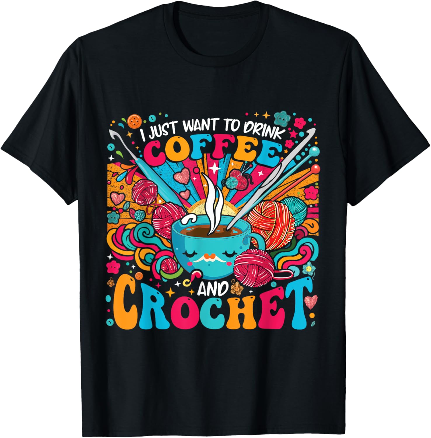 Crochet Coffee Quote Crocheter Yarn Knitting Yarn Supply | Premium Quality | Best Seller Choice