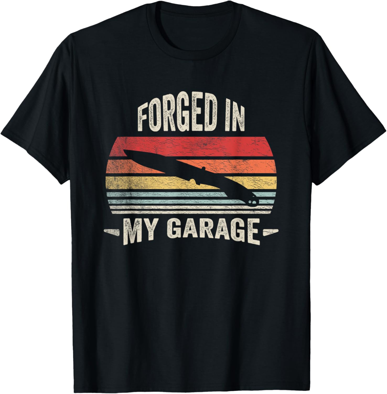 Retro Vintage Forged in My Garage Knife Making Knife Maker Apparel | US Viral Style | Perfect Gift Idea