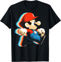 Super Mario Maker Rainbow Glitch Vintage Mario Run Poster Apparel | Trending 2025 | Must-Have Style