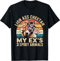 Lion Ass Cheetah My Ex s 3 Spirit Animals Divorce Apparel Viral TikTok Find Fan Favorite