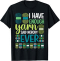 I Have Enough Yarn Said Nobody Ever Crochet Funny Yarn Lover Yarn Supply | Premium Quality | High CTR Title