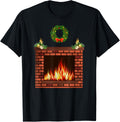 Funny novelty cool xmas gifts ugly style fireplace shirt T-Shirt | High Search Volume | Top Rated Comfort