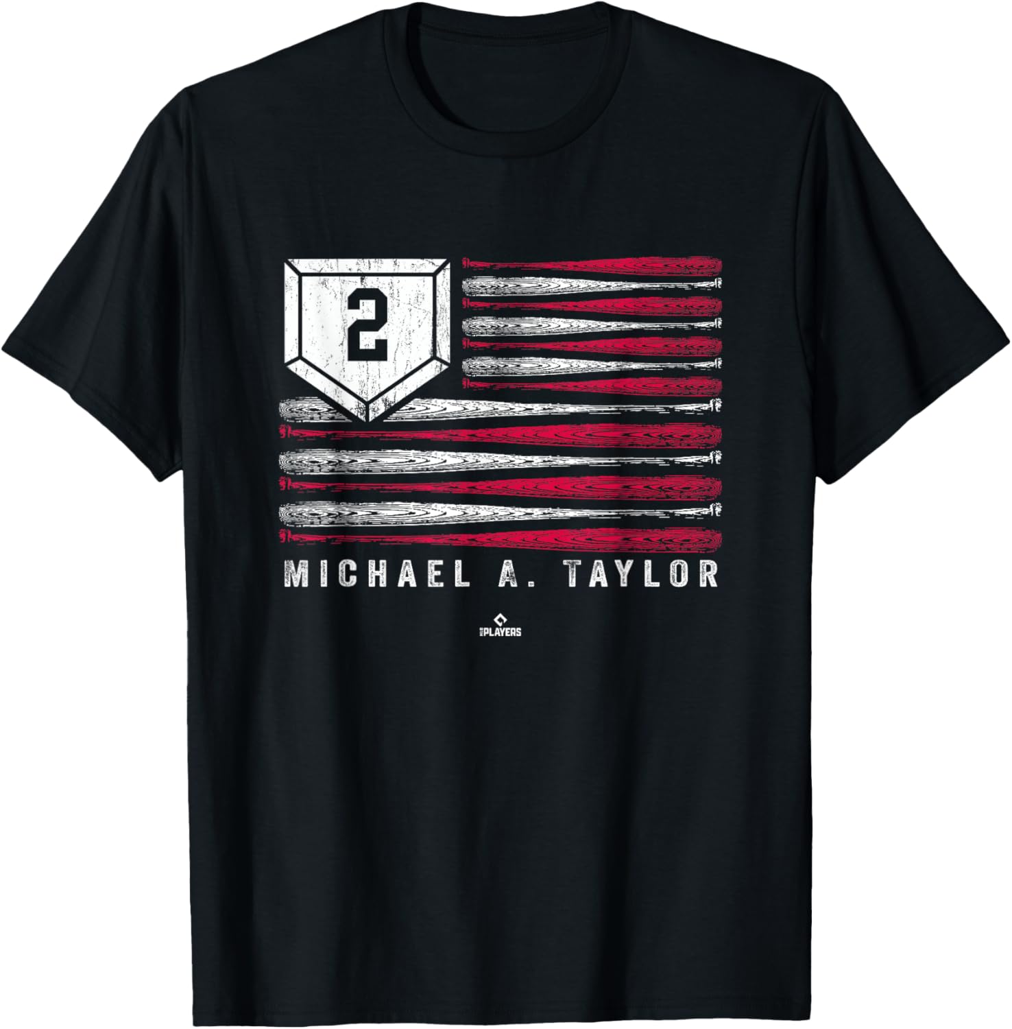 Vintage US Flag Baseball Stripes Michael A Taylor Minnesota Apparel | Premium Quality