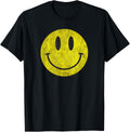 Retro Acidhouse 80s 90s Vintage Smile T-Shirt Distressed T-Shirt | Viral US Pick | Perfect for Crafters