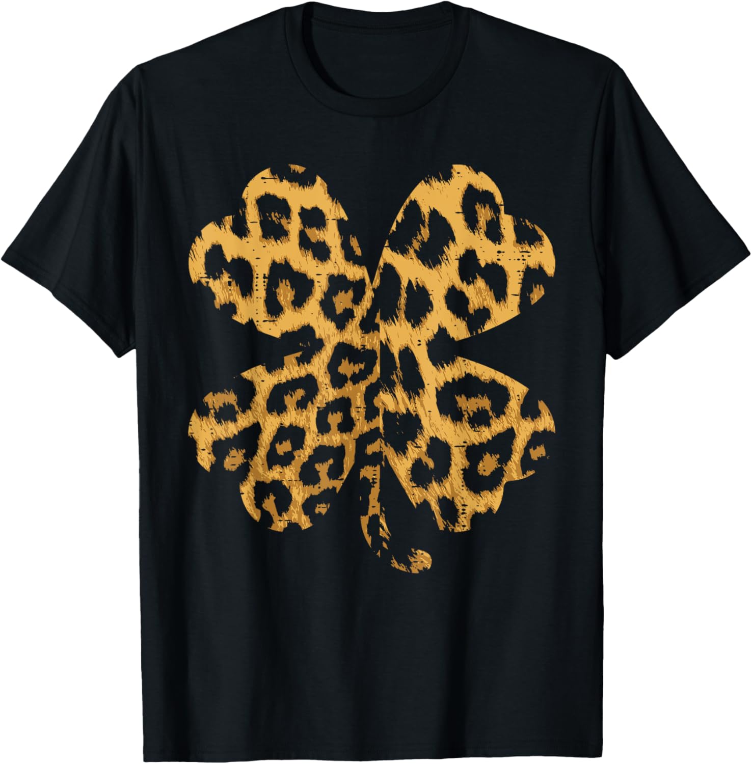 Cheetah Leopard Print Shamrock St Patricks Day Women Gift Apparel Comfort Fit Gift Ready