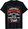 Hatfield blood runs through my veins family christmas Apparel | Trending 2025