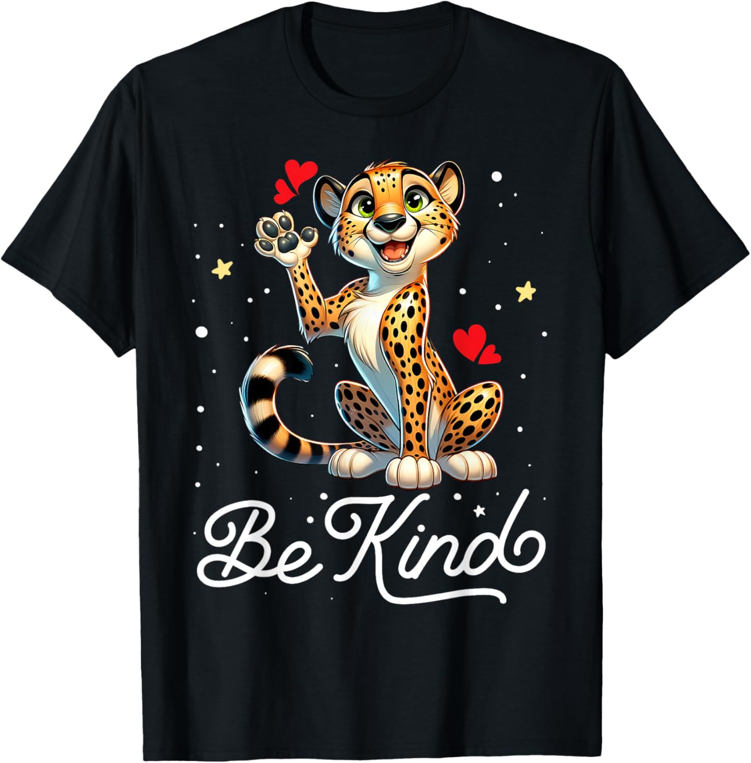 Cute Be Kind Cheetah Unity Day for Kid Teacher Kindness Apparel Premium Print Gift Ready
