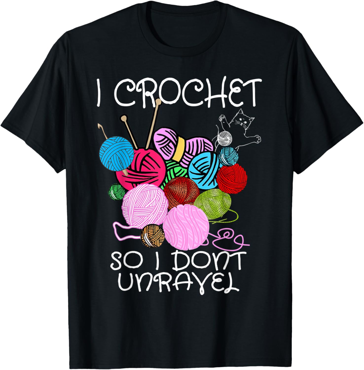 I Crochet So I Don't Unravel Ball Yarn Funny Crochet Yarn Supply | Trending 2025 | High CTR Title